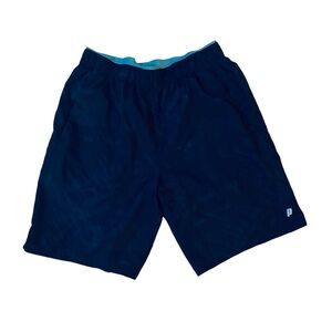 Prince Sz M Men Sweat Shorts Blue